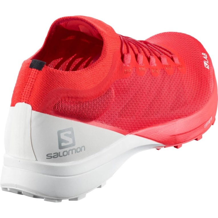 Sapatilhas Trail Running Salomon S/Lab Sense 8 Masculino Vermelhas Branco | PT S38259